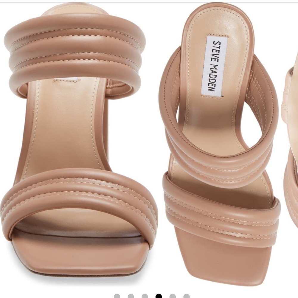 Steve Madden Tahani Trapunto Strap Sandal Size 10